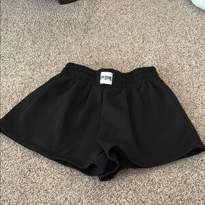 SHEIN Black Curve OXL Shorts